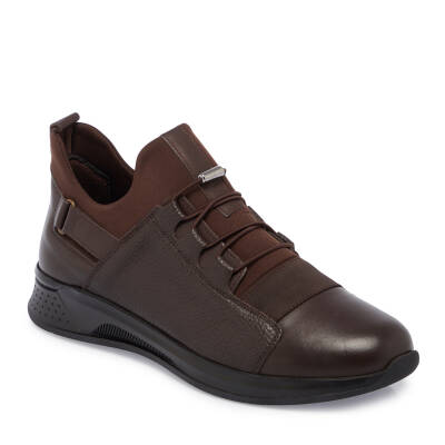Kahve Deri Erkek Casual Ayakkabı - E24S1AY56956-A24 - 1