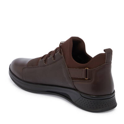 Kahve Deri Erkek Casual Ayakkabı - E24S1AY56956-A24 - 2