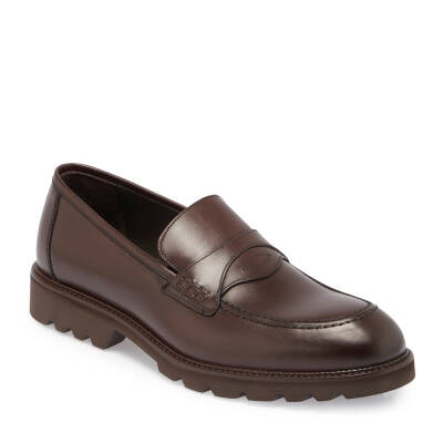 Kahve Deri Erkek Casual Ayakkabı - E24S1AY56964-B90 - 1