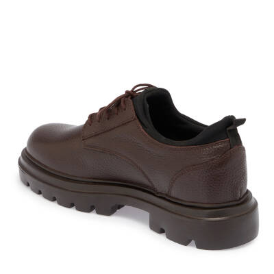 Kahve Deri Erkek Casual Ayakkabı - E24S1AY57025-A42 - 2