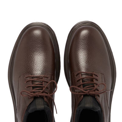 Kahve Deri Erkek Casual Ayakkabı - E24S1AY57025-A42 - 5