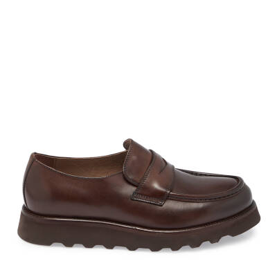 Kahve Deri Erkek Casual Ayakkabı - E24S1AY57083-V94 - 3