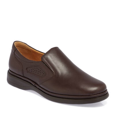Kahve Deri Erkek Casual Ayakkabı - E24S1AY57132-D38 