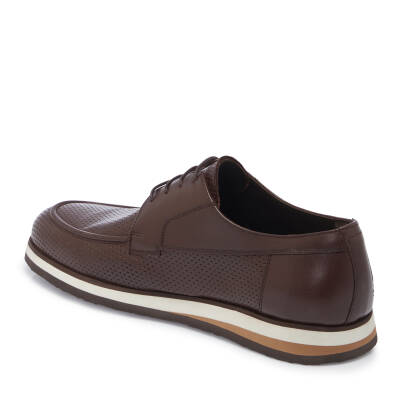 Kahve Deri Erkek Casual Ayakkabı - E25I1AY57340-B90 - 2