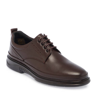 Kahve Deri Erkek Casual Ayakkabı - E25S1AY57388-A24 - 1
