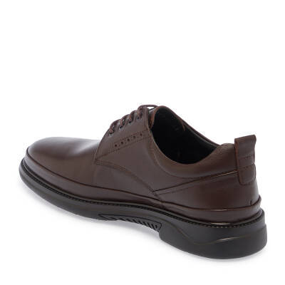 Kahve Deri Erkek Casual Ayakkabı - E25S1AY57388-A24 - 2