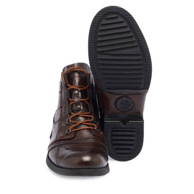 Kahve Deri Erkek Casual Bot - E23K1BT56503-A42 - 4