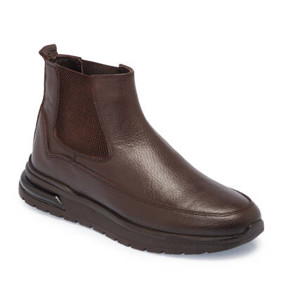  Kahve Deri Erkek Casual Bot - E24K1BT57029-A42 - 1
