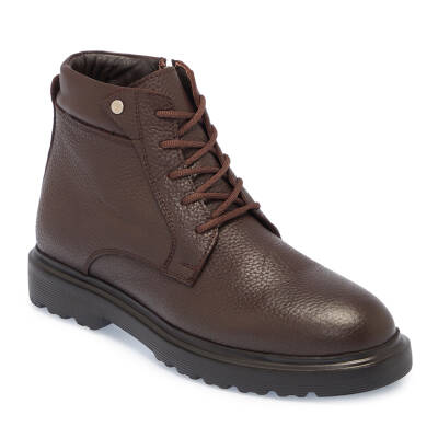  Kahve Deri Erkek Casual Bot - E24K1BT57037-A42 - 1