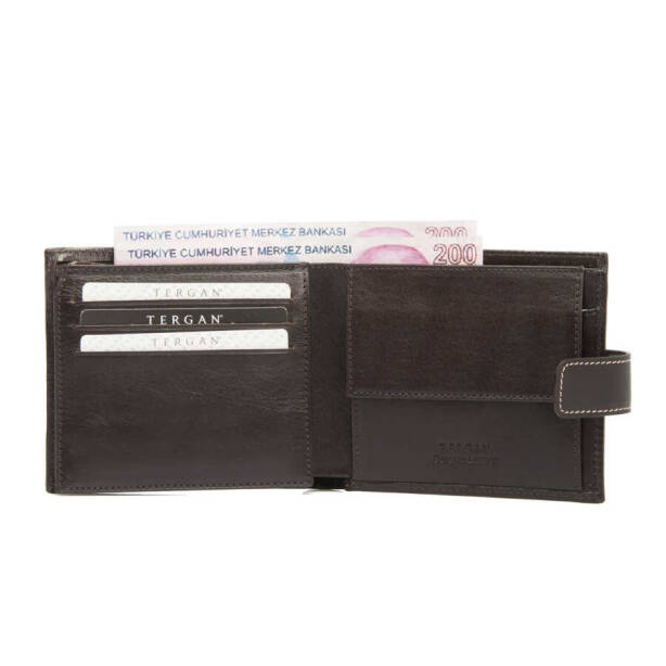 Kahve Deri Erkek Cüzdan - S1CE00001557-A98 - 2
