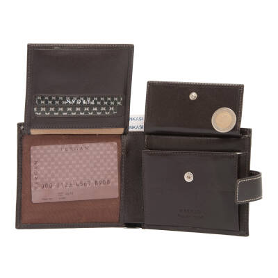  Kahve Deri Erkek Cüzdan - S1CE00001557-A98 - 3