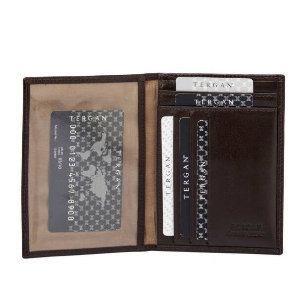 Kahve Deri Erkek Kimlik Kabı - S1KI00001582-B07 - 2