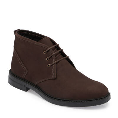 Kahve Deri Erkek Klasik Bot - E24K1BT56988-A39 - 1
