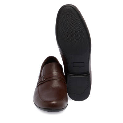  Kahve Deri Erkek Loafer - E24I1AY56594-A24 - 4