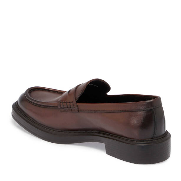Kahve Deri Erkek Loafer - E24S1AY57041-B90 - 2