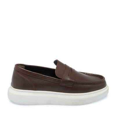  Kahve Deri Erkek Loafer - E24S1AY57251-A24 - 3