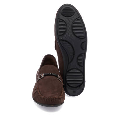 Kahve Deri Erkek Loafer - E25I1AY57157-A39 - 4
