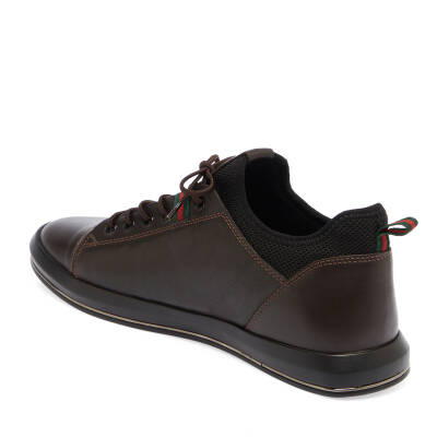  Kahve Deri Erkek Sneaker - E23S1AY56401-A24 - 2