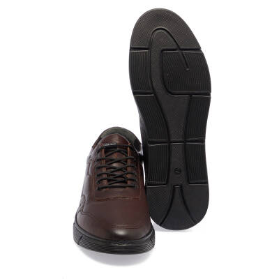  Kahve Deri Erkek Sneaker - E23S1AY56412-A42 - 4