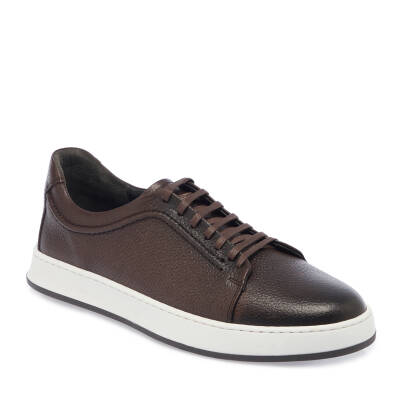  Kahve Deri Erkek Sneaker - E23S1AY56513-A42 - 1