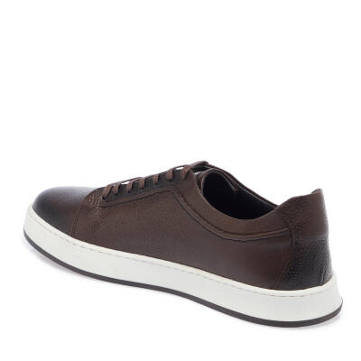  Kahve Deri Erkek Sneaker - E23S1AY56513-A42 - 2