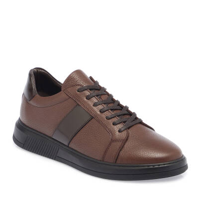  Kahve Deri Erkek Sneaker - E23S1AY56605-A42 - 1