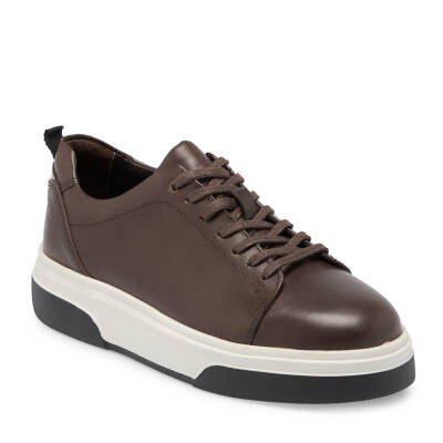  Kahve Deri Erkek Sneaker - E24S1AY56937-B90 