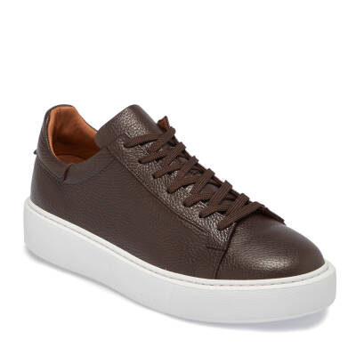 Kahve Deri Erkek Sneaker - E24S1AY56961-A42 - 1