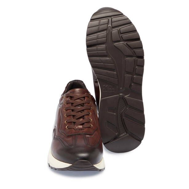 Kahve Deri Erkek Sneaker - E24S1AY56975-V94 - 4