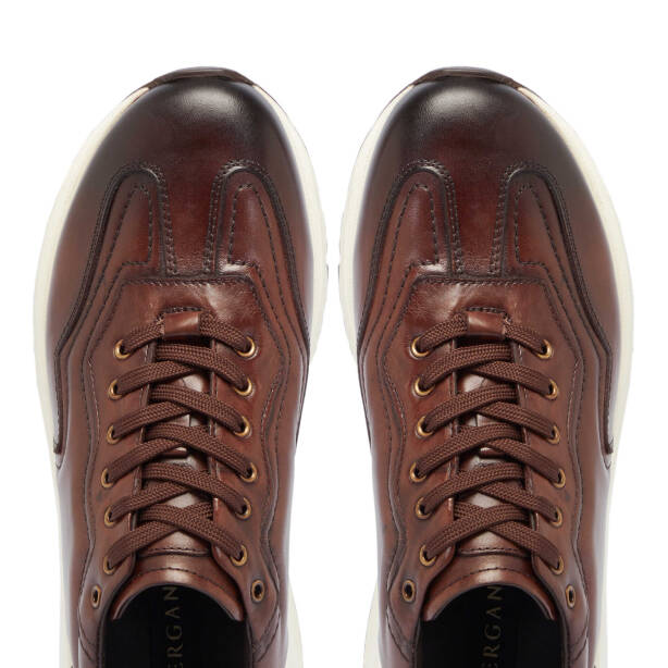 Kahve Deri Erkek Sneaker - E24S1AY56975-V94 - 5