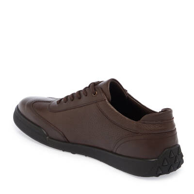  Kahve Deri Erkek Sneaker - E24S1AY57009-A42 - 2