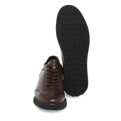  Kahve Deri Erkek Sneaker - E24S1AY57009-A42 - 4