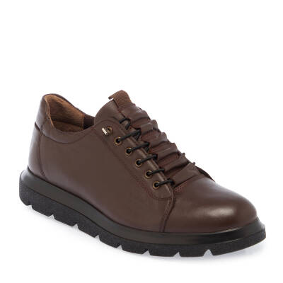  Kahve Deri Erkek Sneaker - E24S1AY57010-A24 