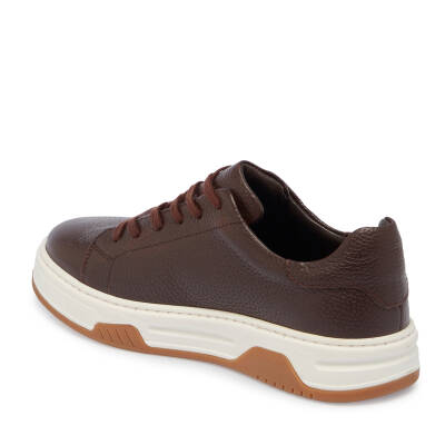 Kahve Deri Erkek Sneaker - E24S1AY57024-A42 - 2
