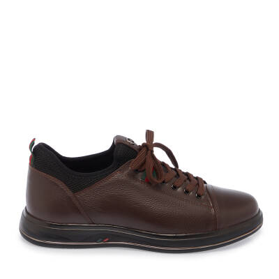  Kahve Deri Erkek Sneaker - E24S1AY57049-A24 - 3