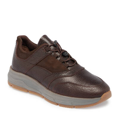  Kahve Deri Erkek Sneaker - E24S1AY57094-A24 