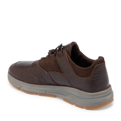  Kahve Deri Erkek Sneaker - E24S1AY57094-A24 - 2