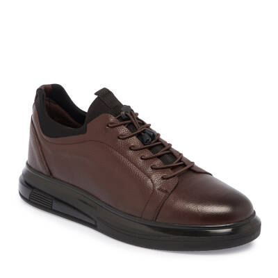  Kahve Deri Erkek Sneaker - E24S1AY57102-A24 