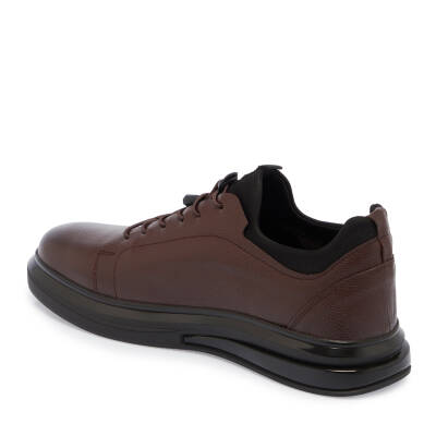  Kahve Deri Erkek Sneaker - E24S1AY57102-A24 - 2