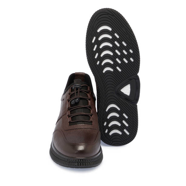 Kahve Deri Erkek Sneaker - E24S1AY57139-A24 - 4