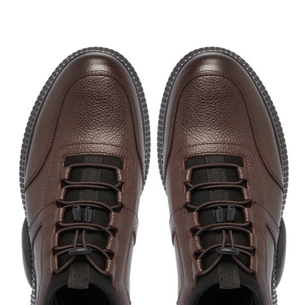 Kahve Deri Erkek Sneaker - E24S1AY57139-A24 - 5