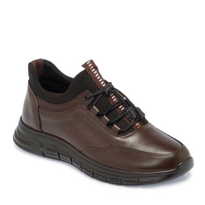  Kahve Deri Erkek Sneaker - E24S1AY57246-A24 