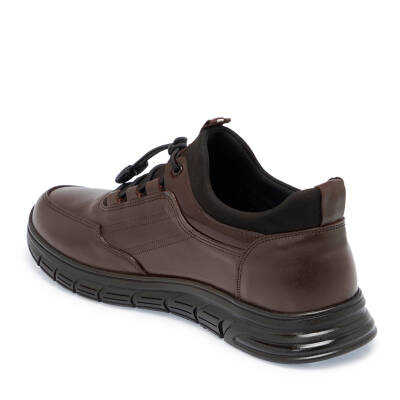  Kahve Deri Erkek Sneaker - E24S1AY57246-A24 - 2