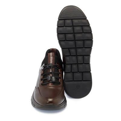  Kahve Deri Erkek Sneaker - E24S1AY57246-A24 - 4