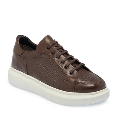  Kahve Deri Erkek Sneaker - E24S1AY57249-A24 