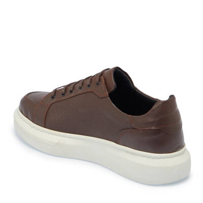  Kahve Deri Erkek Sneaker - E24S1AY57249-A24 - 2