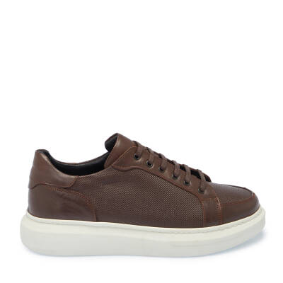  Kahve Deri Erkek Sneaker - E24S1AY57249-A24 - 3