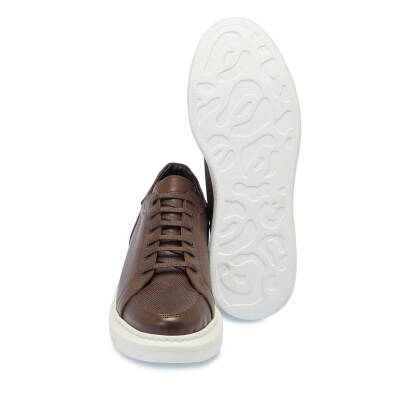  Kahve Deri Erkek Sneaker - E24S1AY57249-A24 - 4