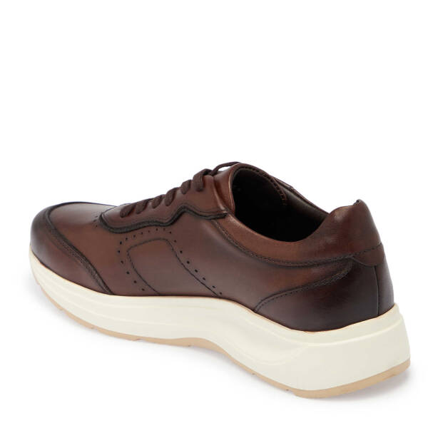 Kahve Deri Erkek Sneaker - E25S1AY57380-A24 - 2