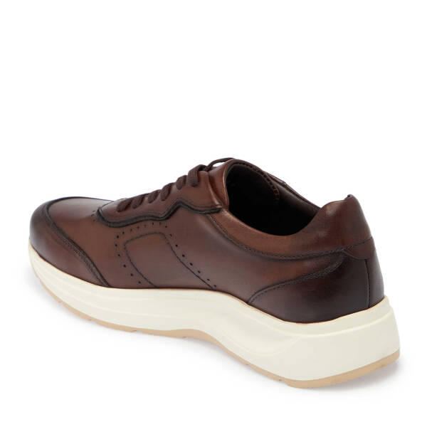 Kahve Deri Erkek Sneaker - E25S1AY57380-A24 - 2